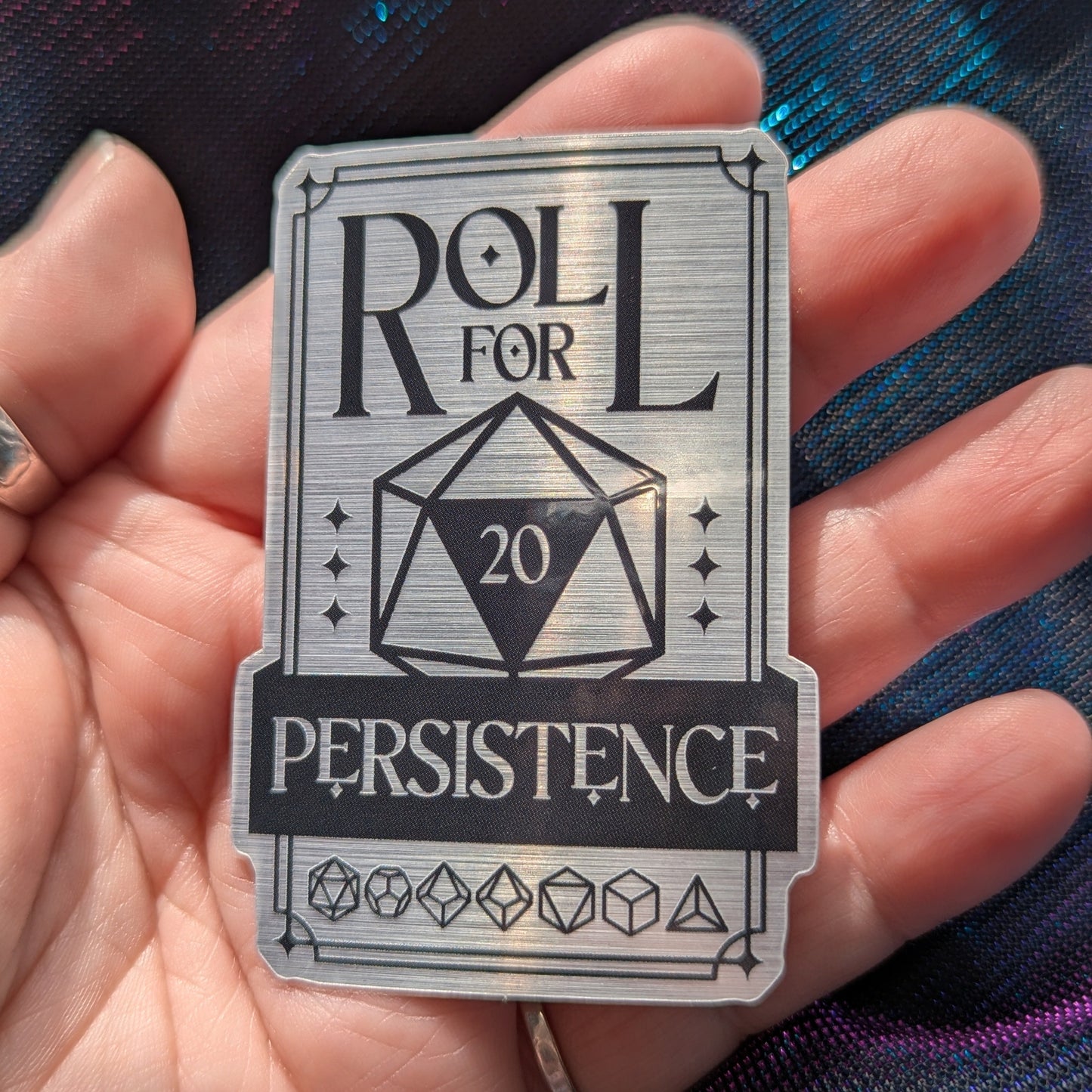 Roll for Persistence Sticker