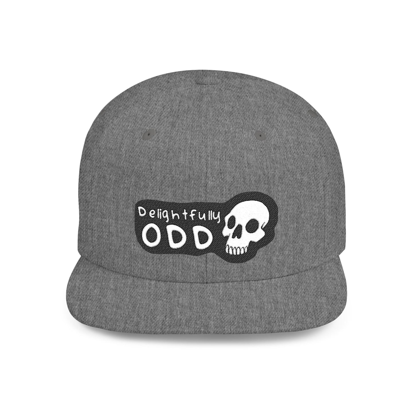 Delightfully Odd Flat Bill Snapback
