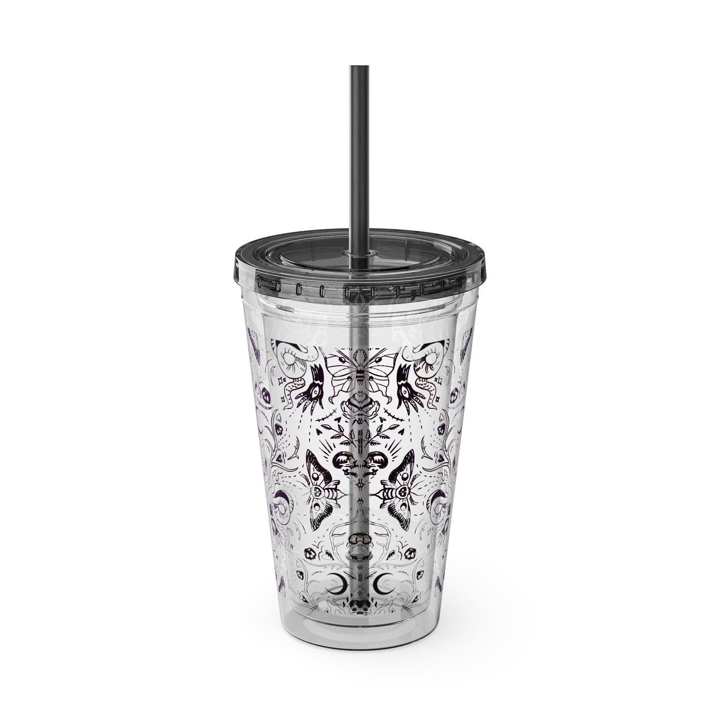 Dice Witchery Sunsplash Tumbler with Straw, 16oz