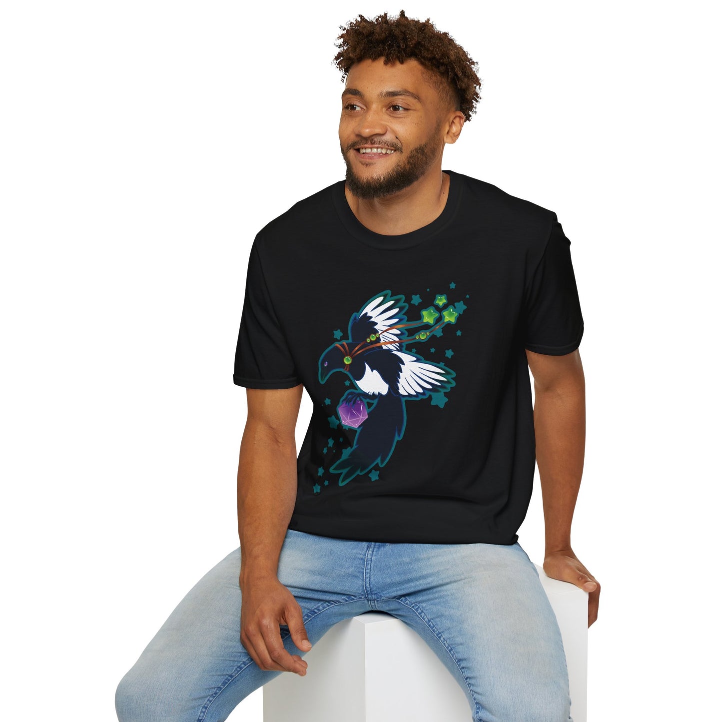 Dice Magpie Unisex Softstyle T-Shirt