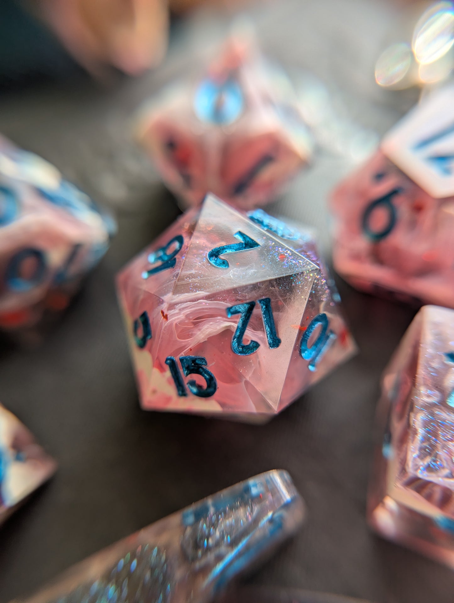 Huckleberry Glamour Handmade Dice