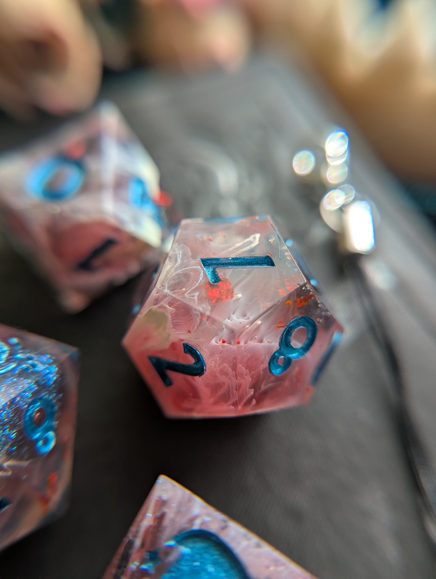 Huckleberry Glamour Handmade Dice