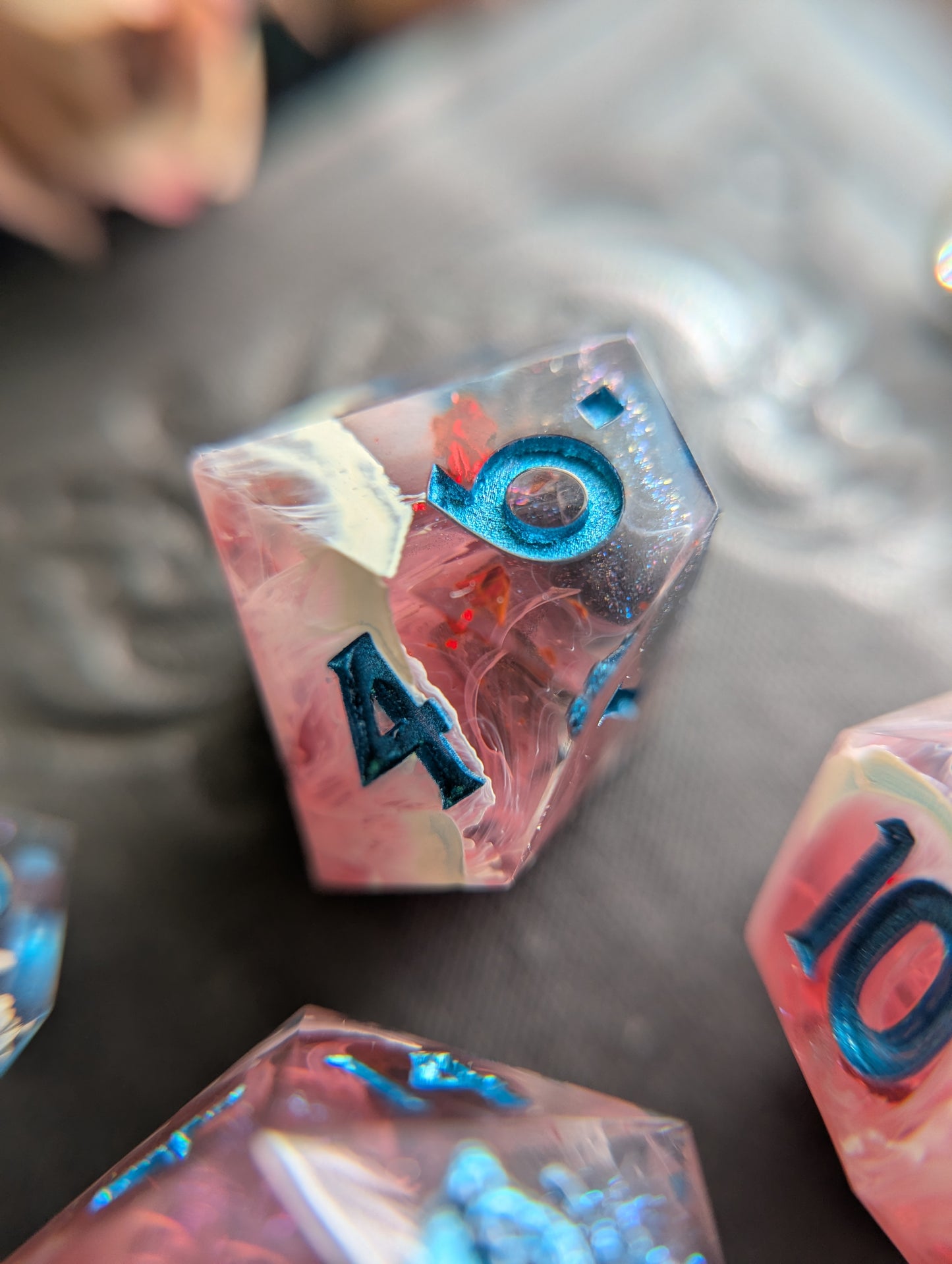 Huckleberry Glamour Handmade Dice