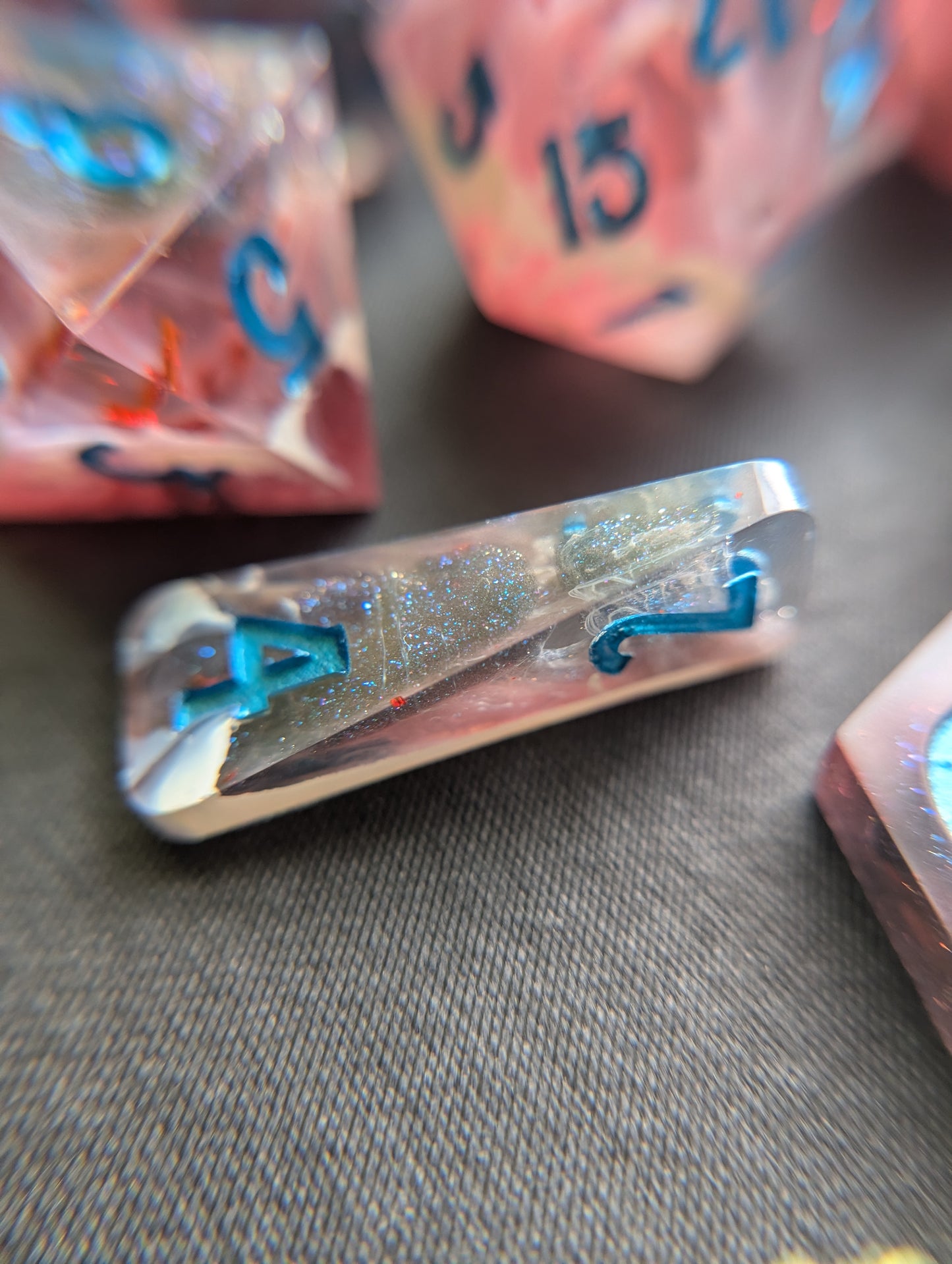 Huckleberry Glamour Handmade Dice