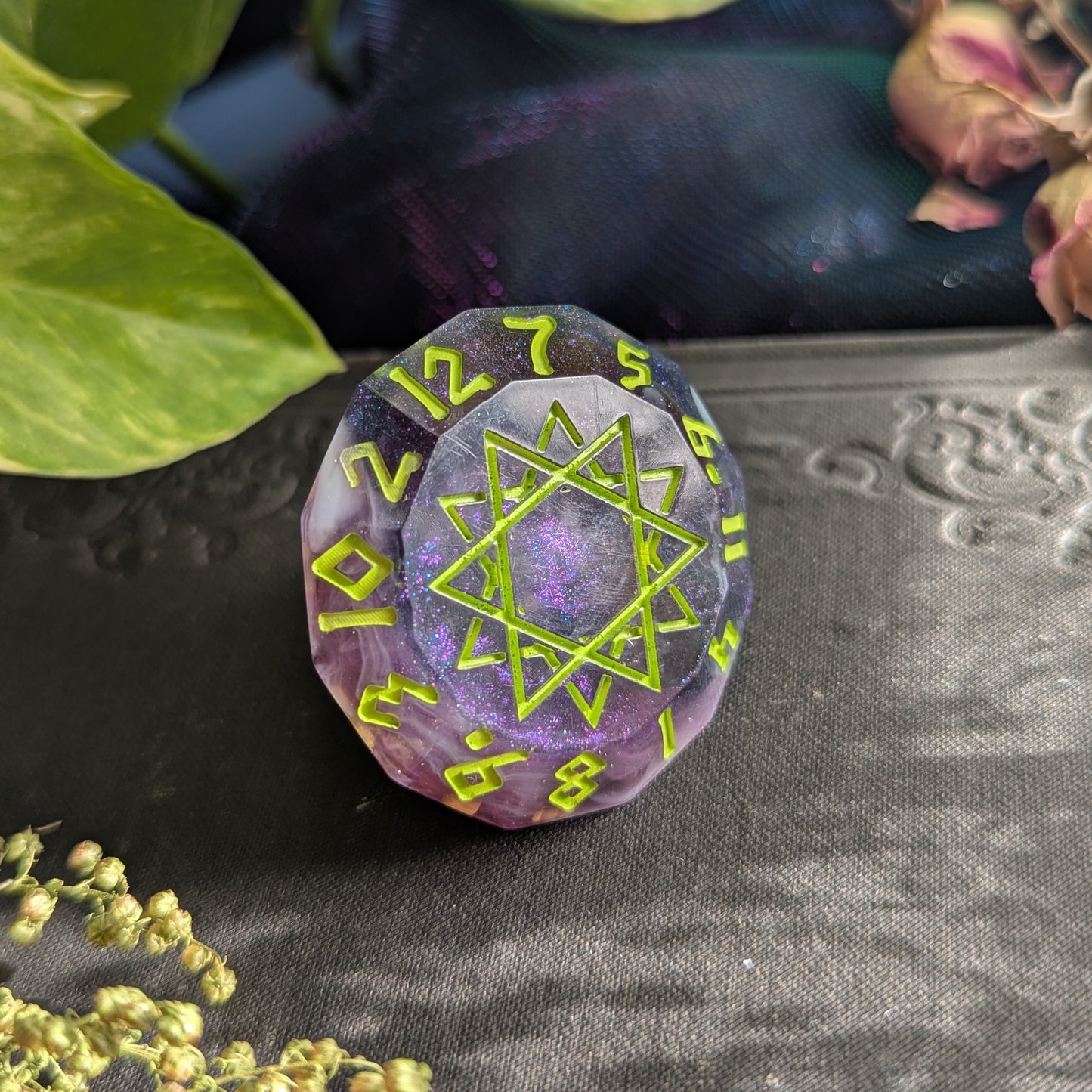 Necrotic Storm - Zodiac d12 Single Dice