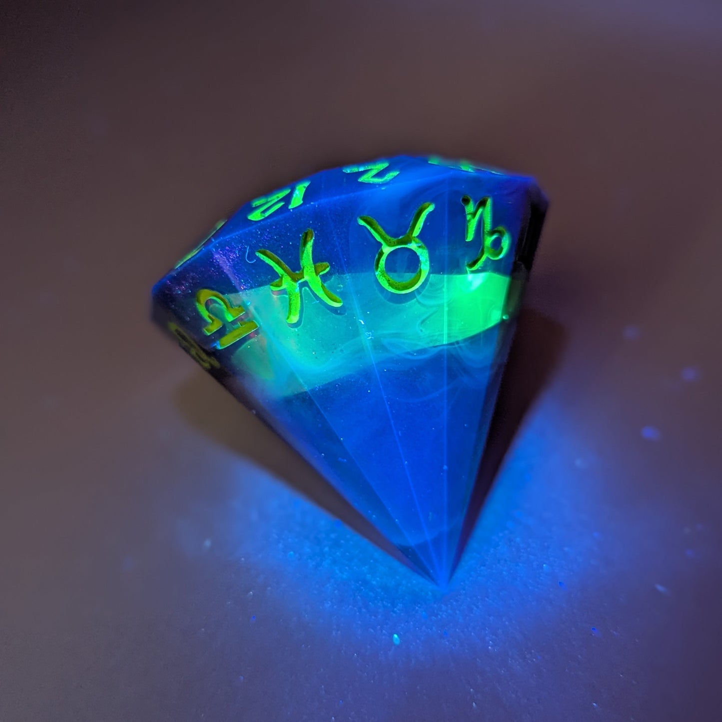 Necrotic Storm - Zodiac d12 Single Dice