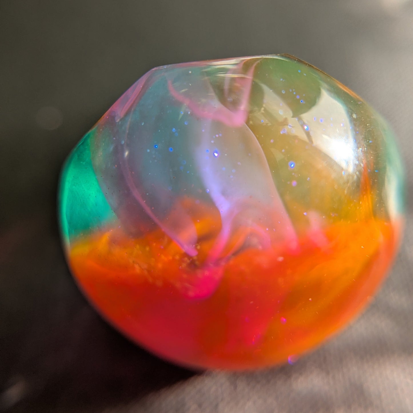 Neon Moon - Moon Phase d8 Single Dice