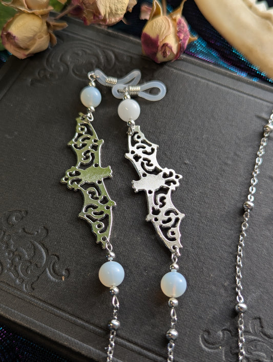 Moonstone Bat Eyeglasses Chains