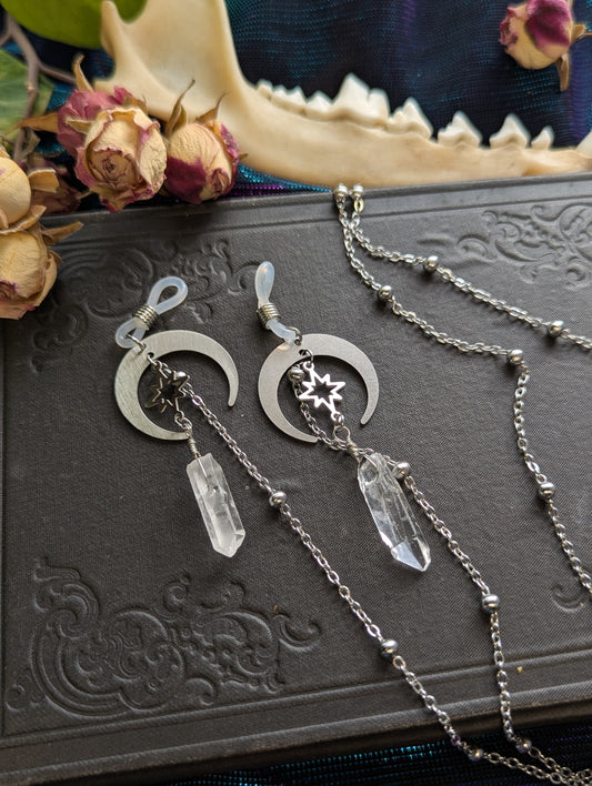 Quartz Moon Eyeglasses Chain