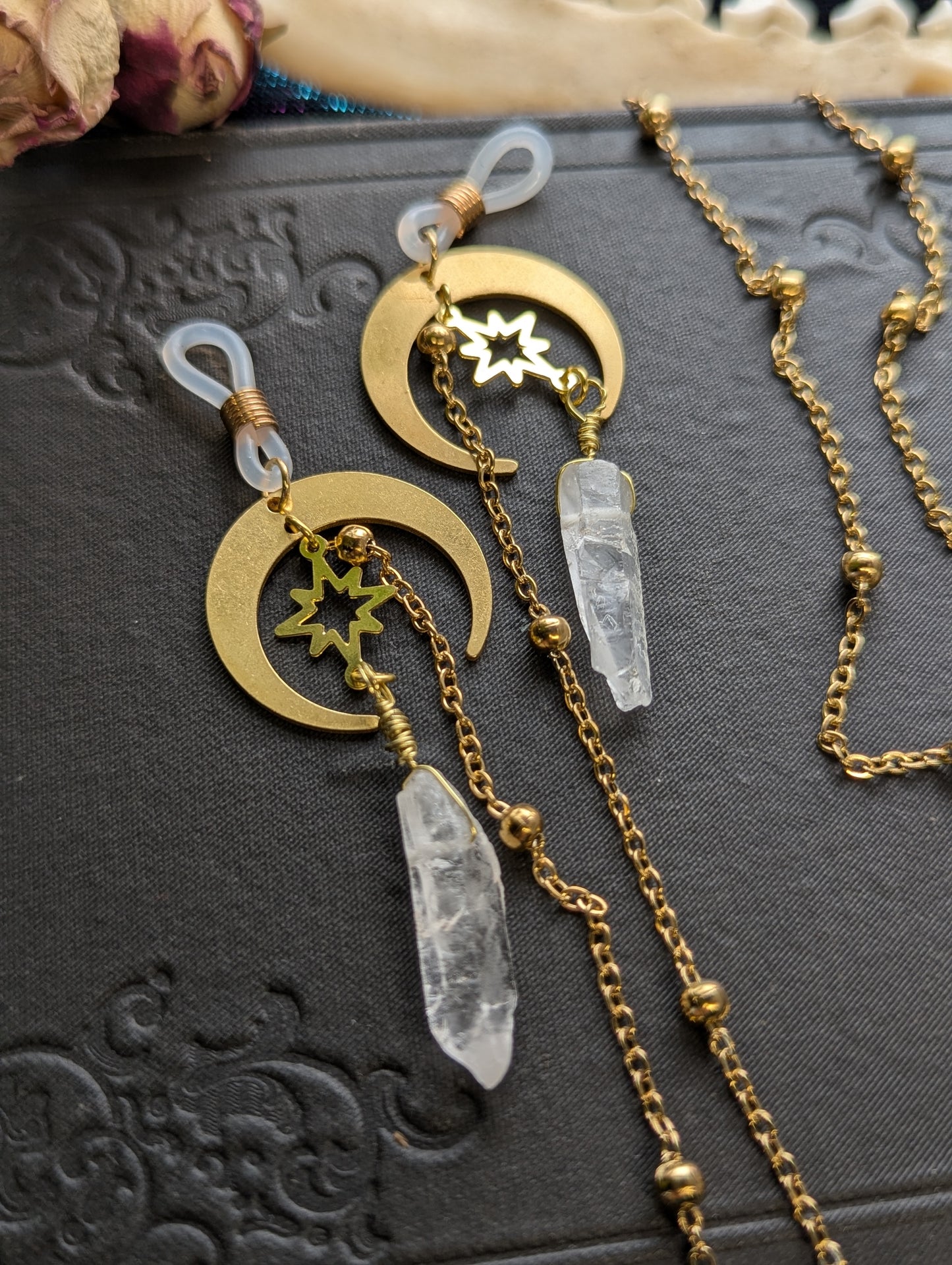 Quartz Moon Eyeglasses Chain