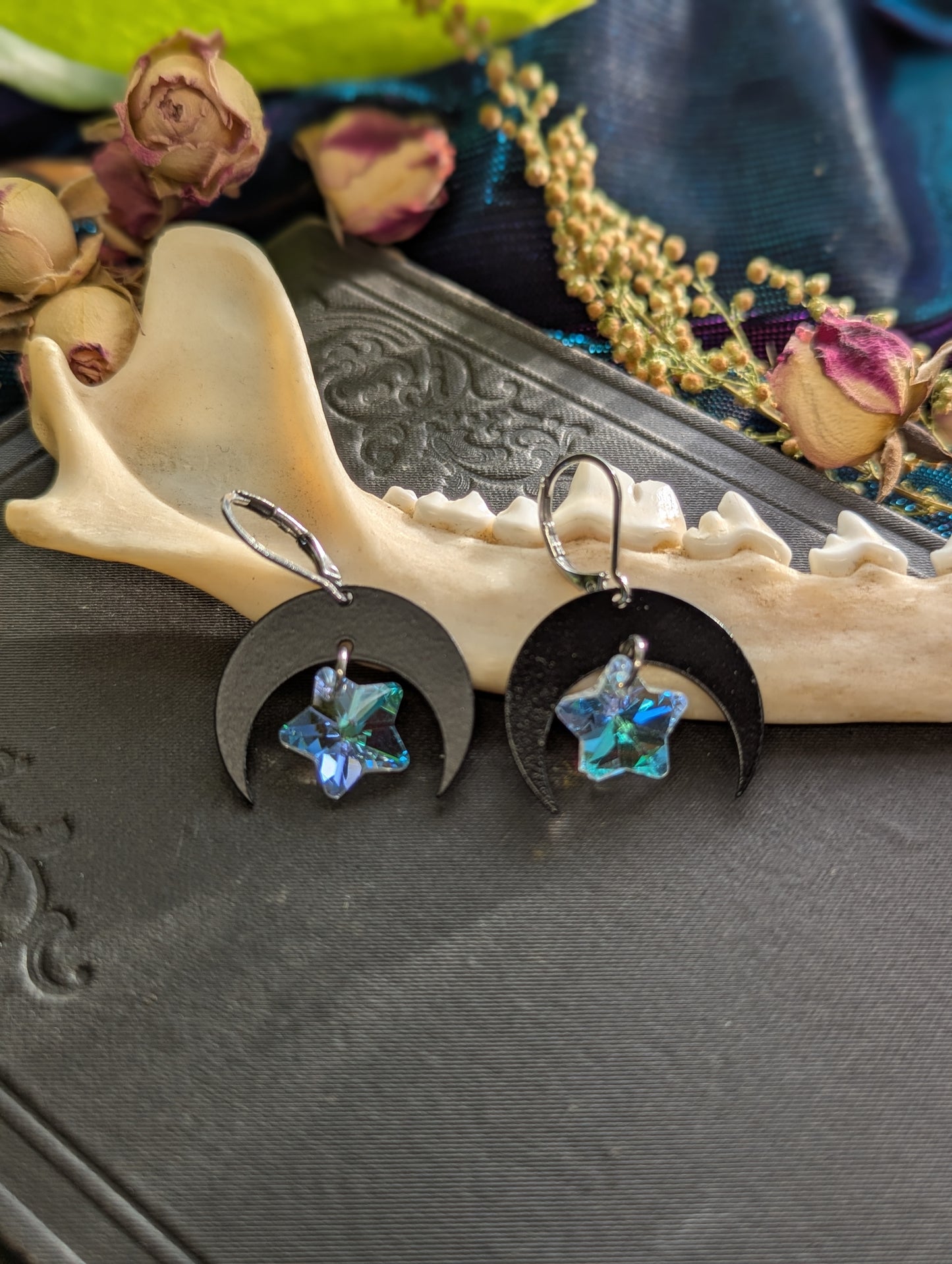 Lunar Crystal Earrings