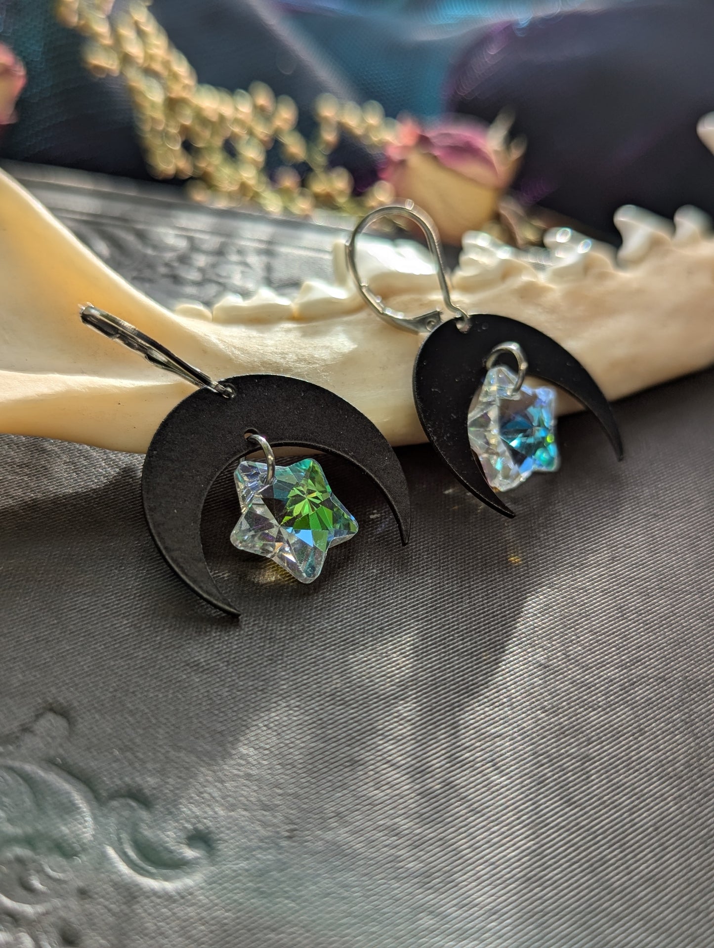 Lunar Crystal Earrings