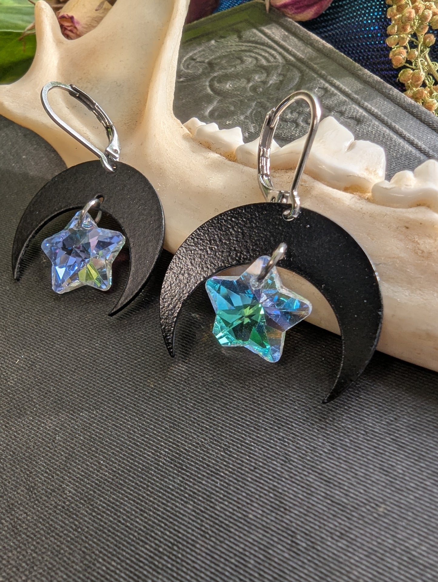 Lunar Crystal Earrings