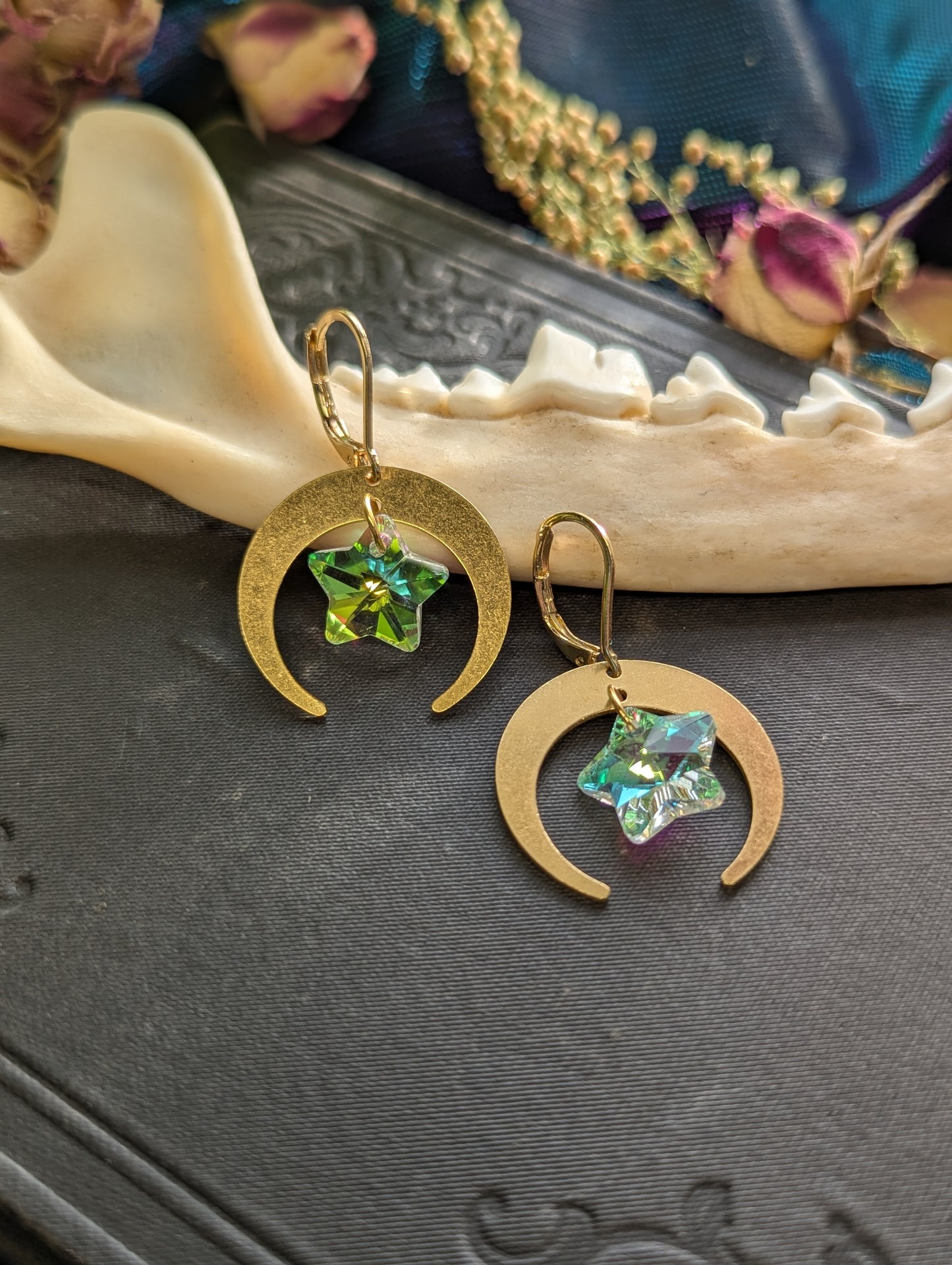 Lunar Crystal Earrings