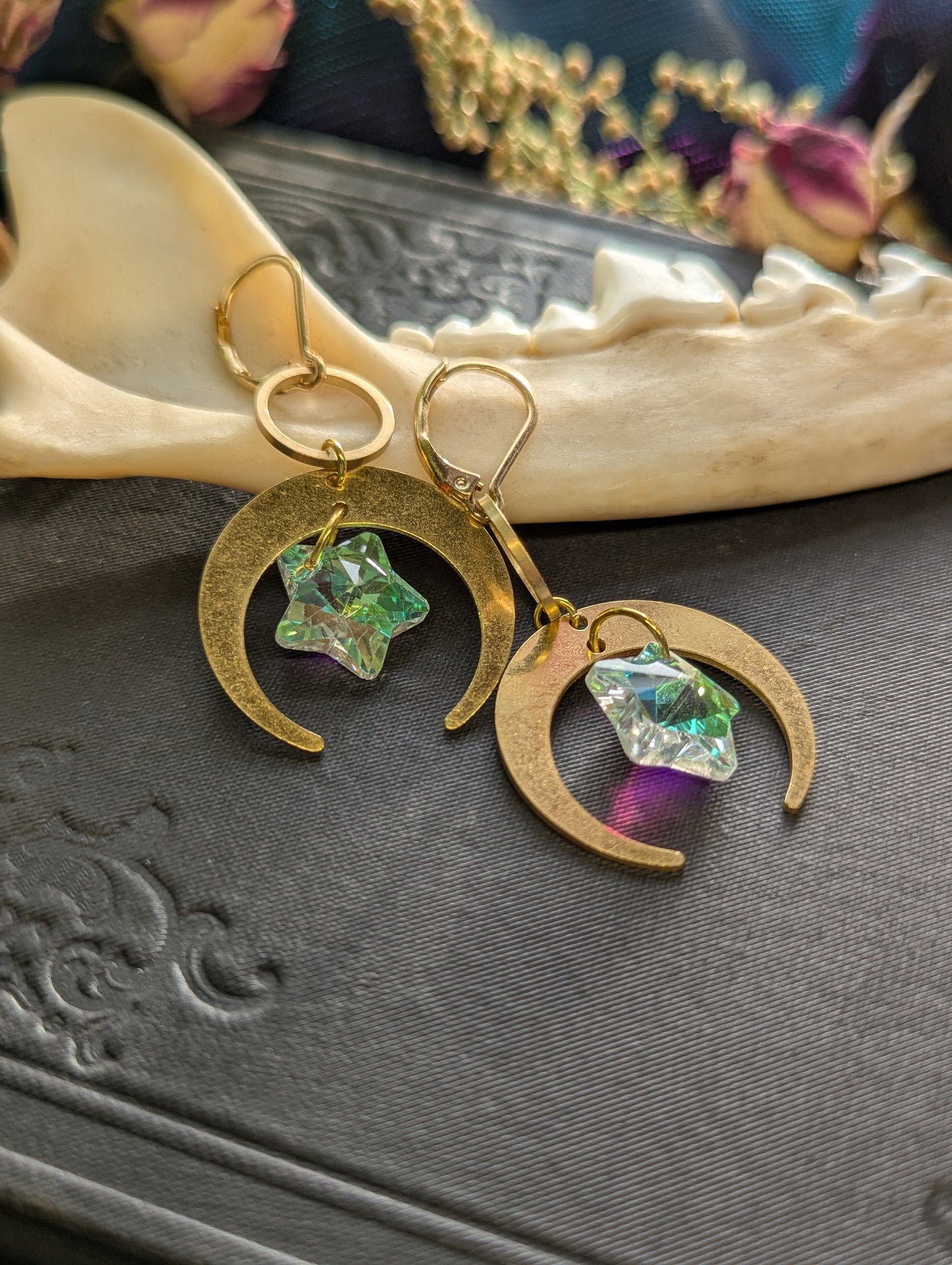 Lunar Crystal Earrings