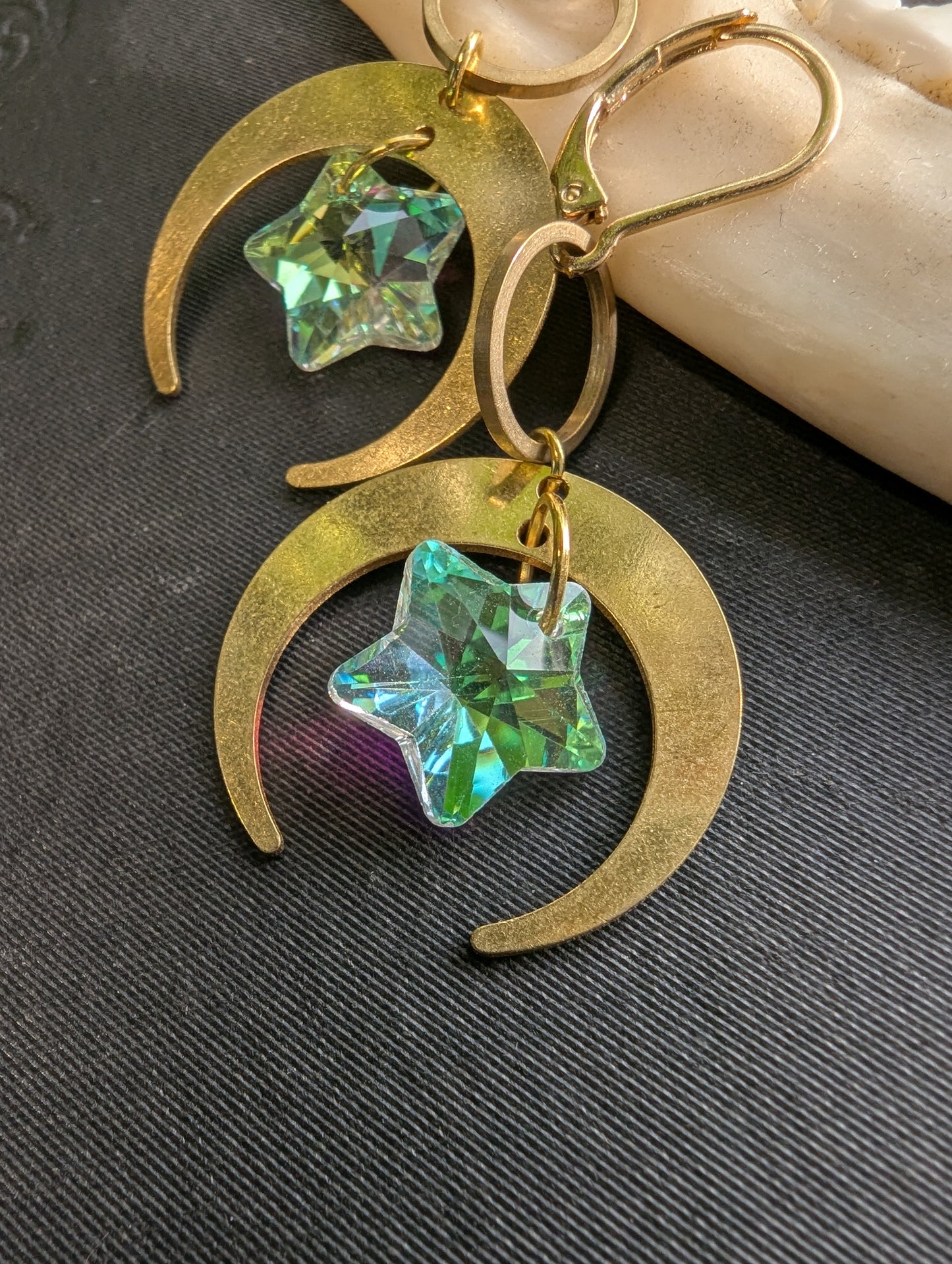 Lunar Crystal Earrings