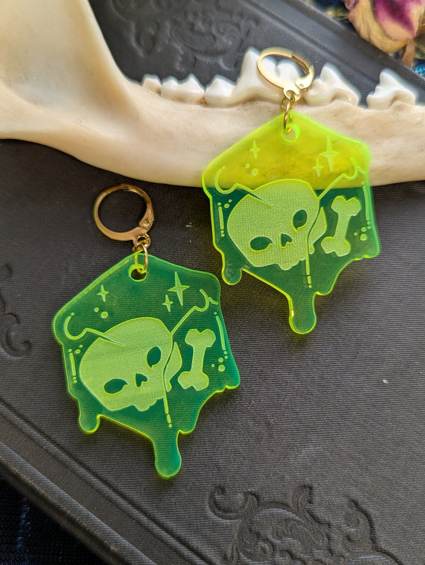 Gelatinous Cube Earrings