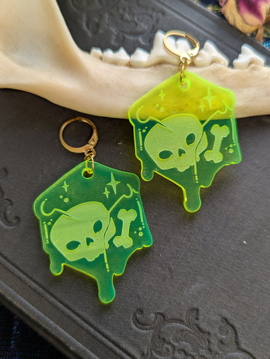 Gelatinous Cube Earrings
