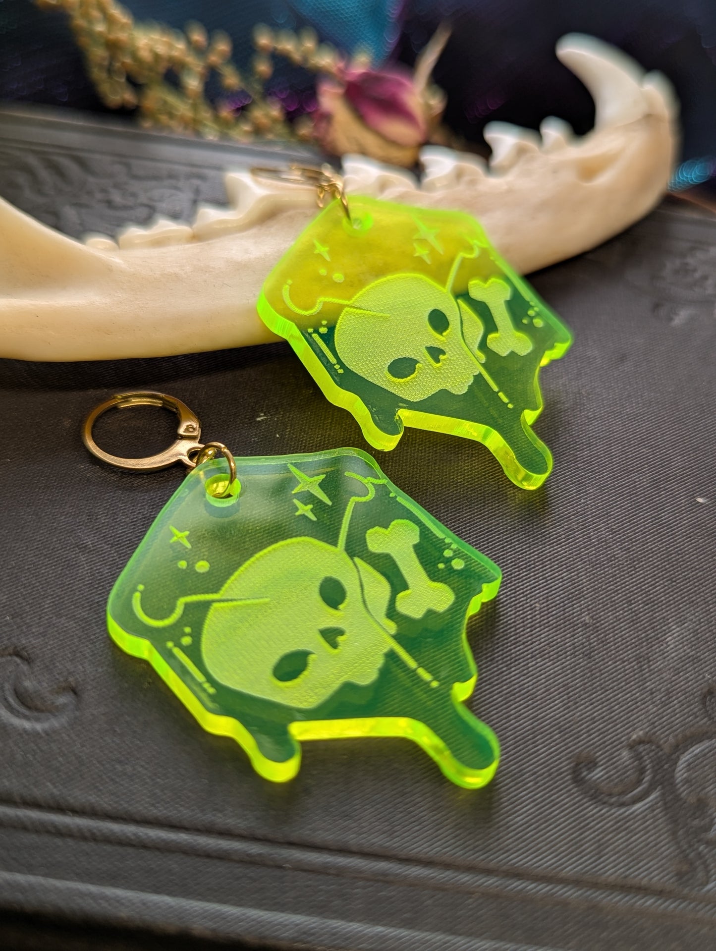 Gelatinous Cube Earrings