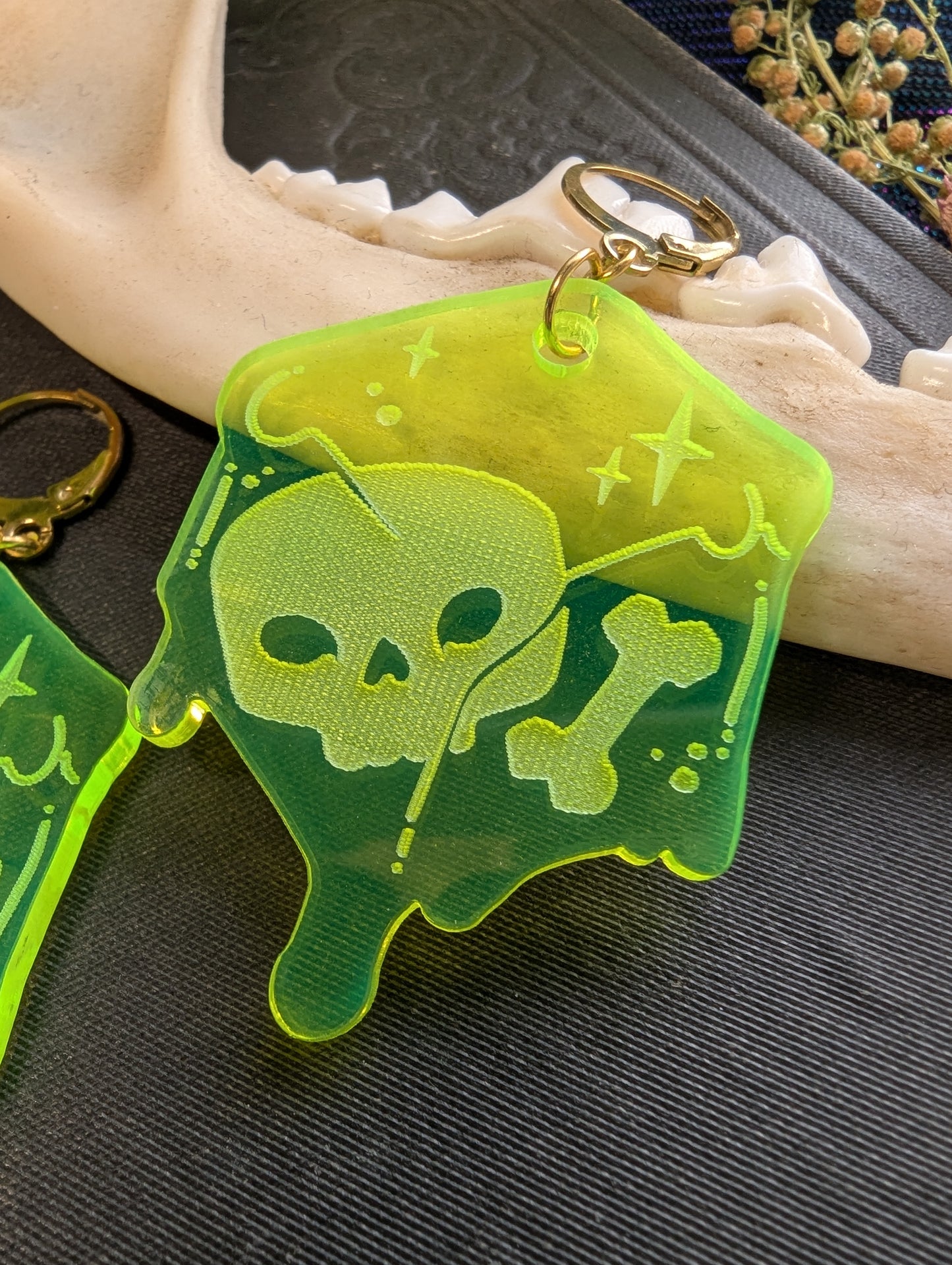 Gelatinous Cube Earrings