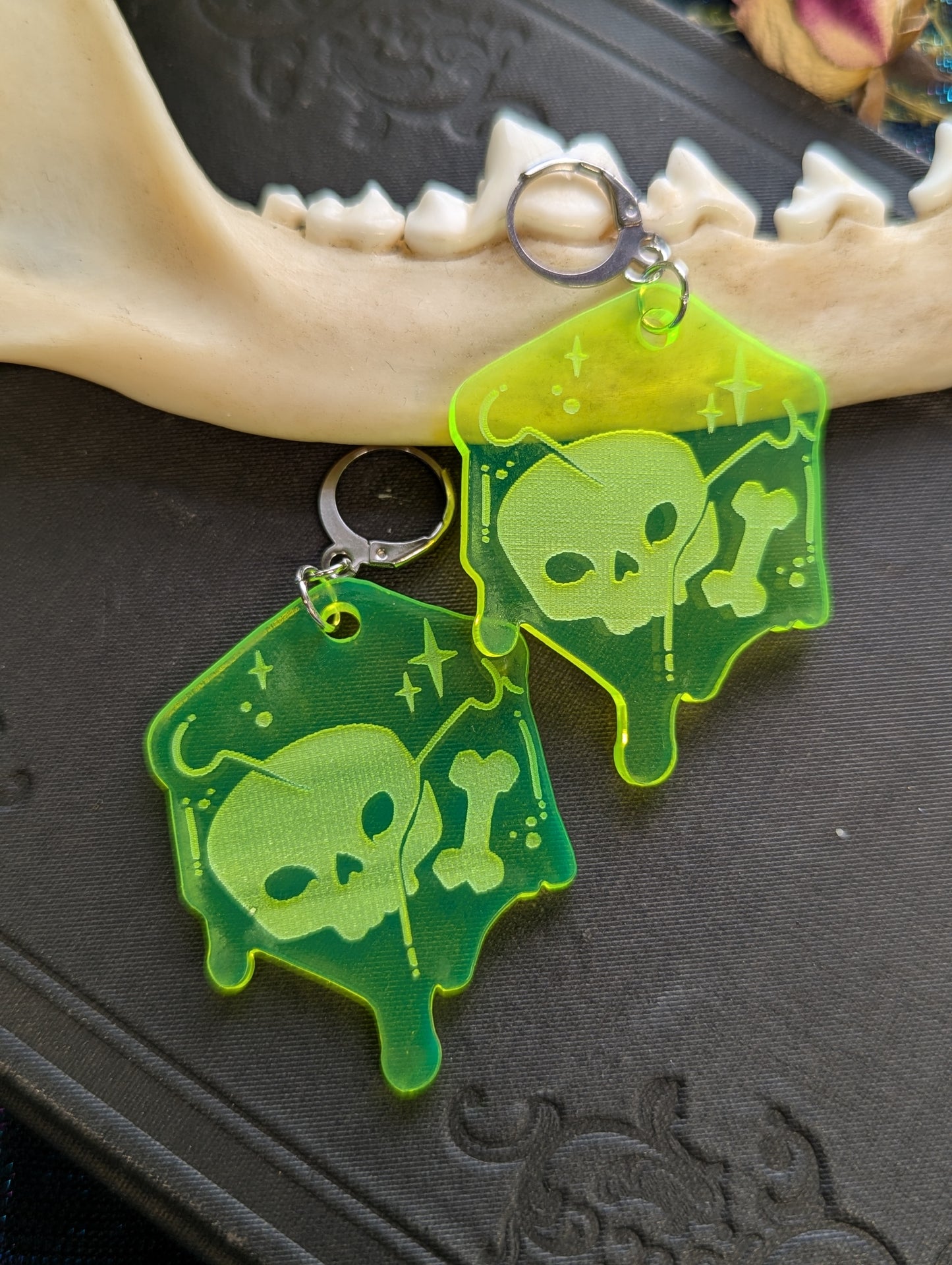 Gelatinous Cube Earrings