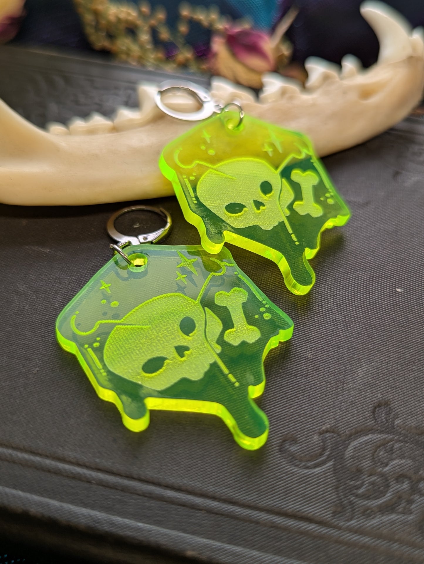 Gelatinous Cube Earrings