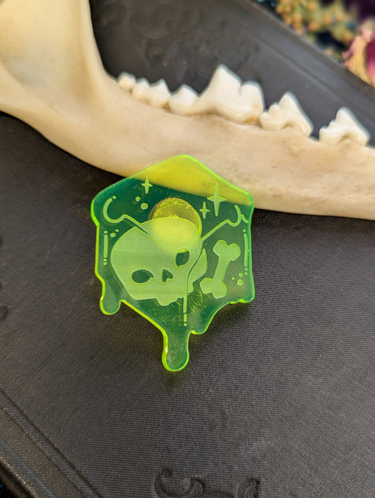 Gelatinous Cube Pin