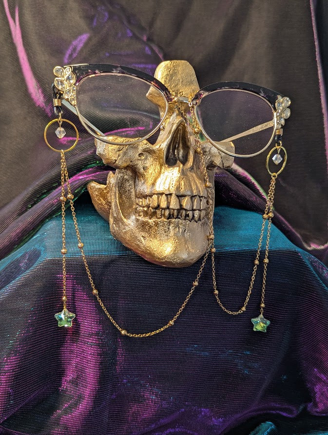 Crystal Star Drop Eyeglasses Chain