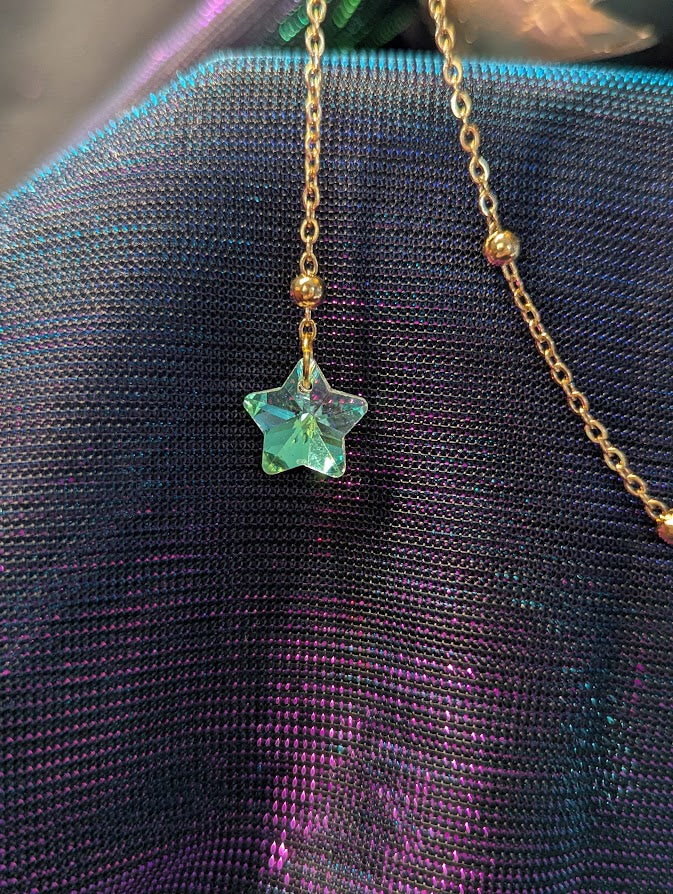 Crystal Star Drop Eyeglasses Chain