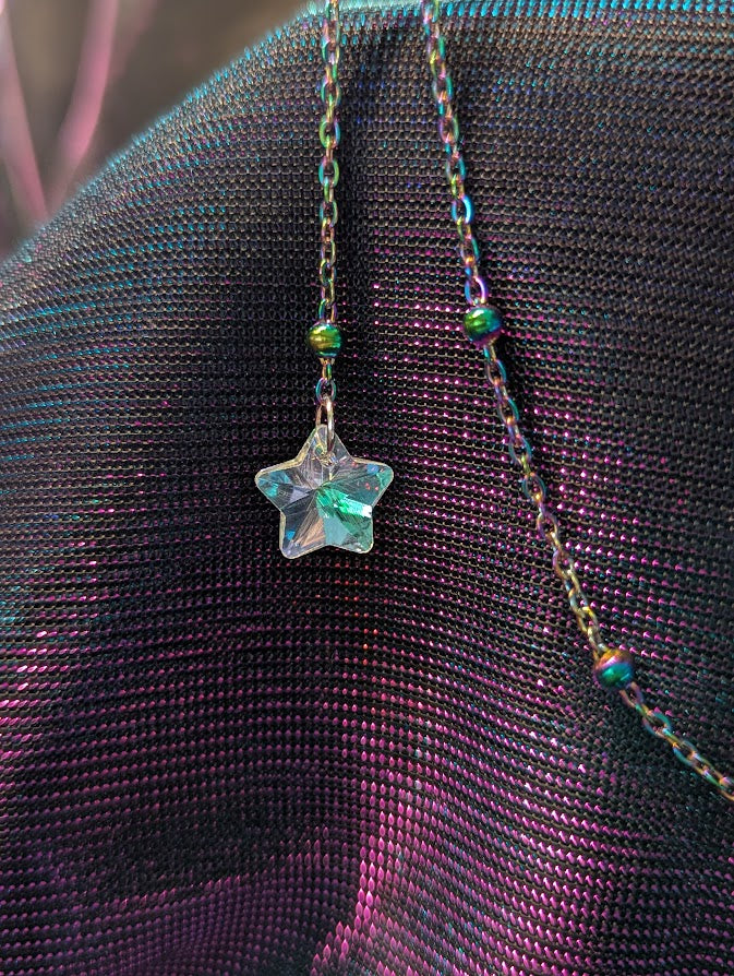 Crystal Star Drop Eyeglasses Chain