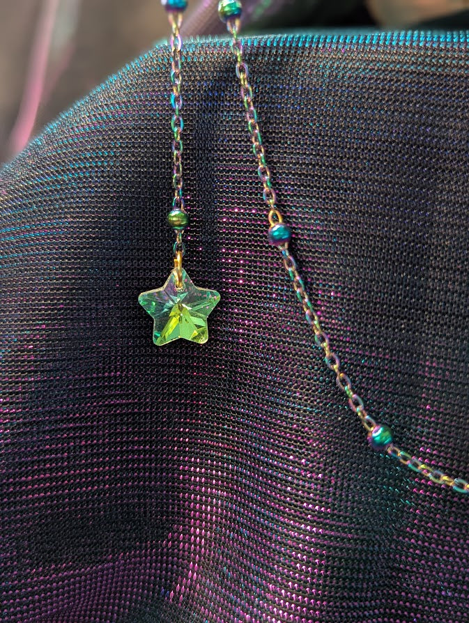 Crystal Star Drop Eyeglasses Chain