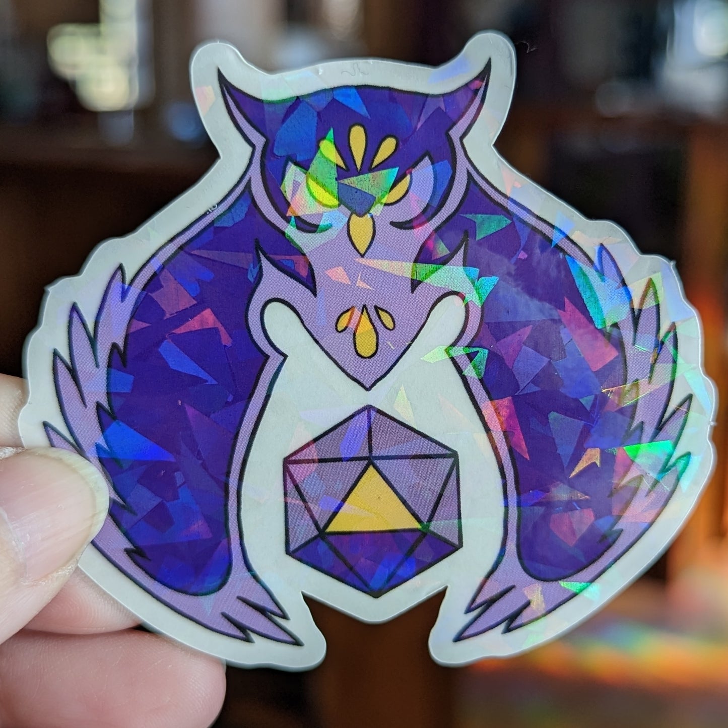 Owlbear Insignia Clear Sticker