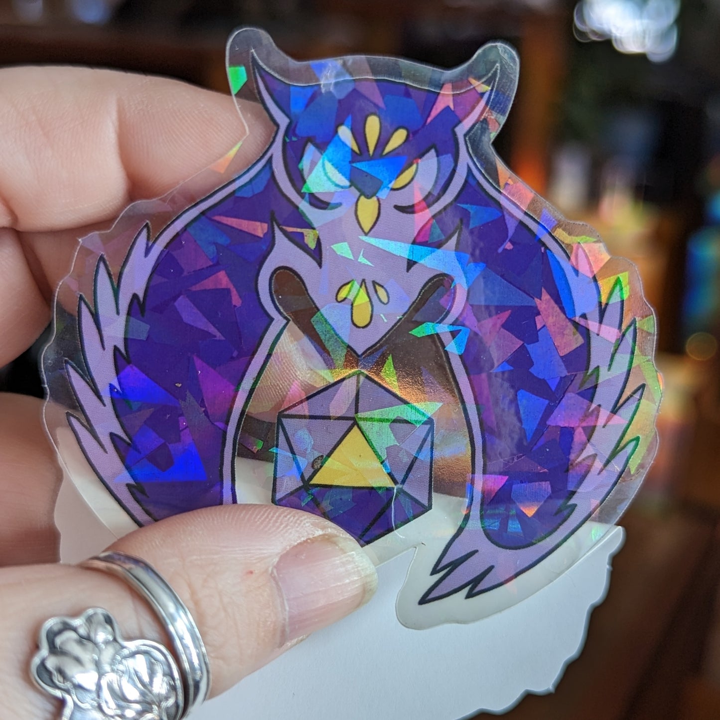 Owlbear Insignia Clear Sticker