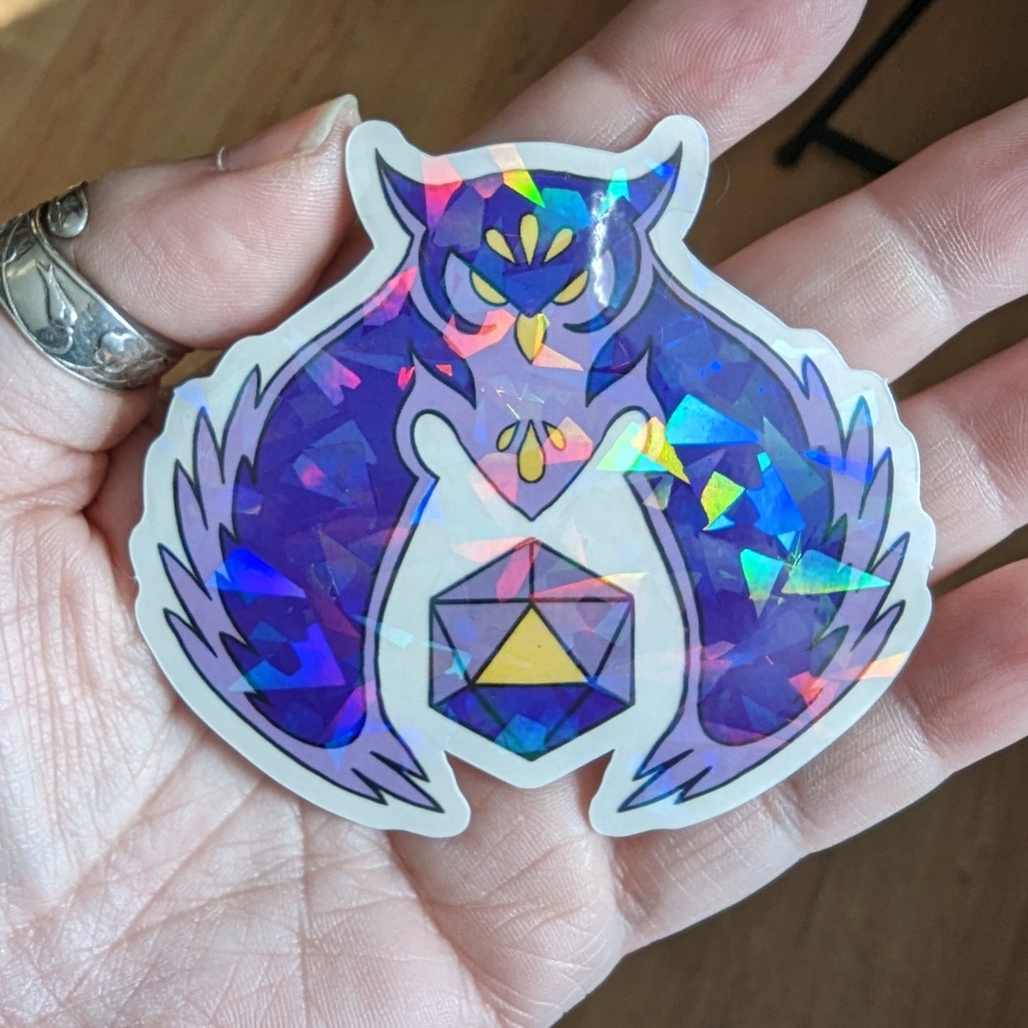 Owlbear Insignia Clear Sticker
