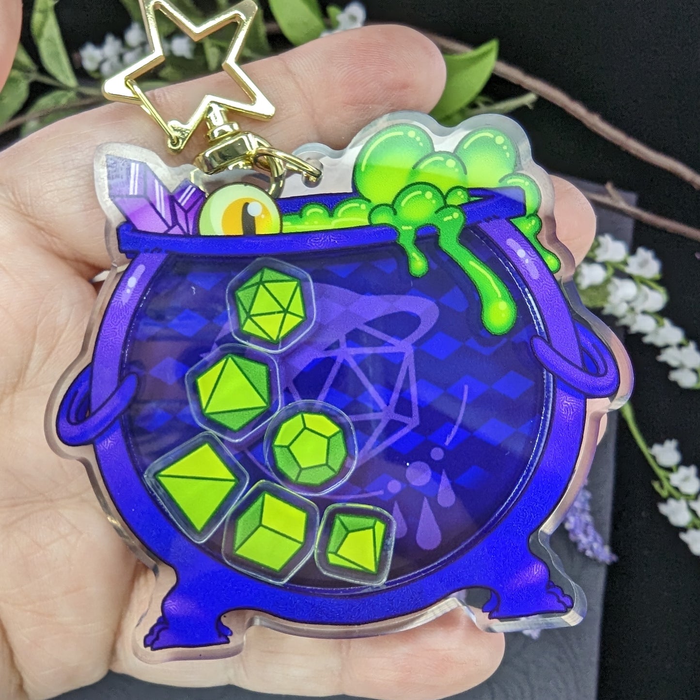 Cauldron Shaker Keychain