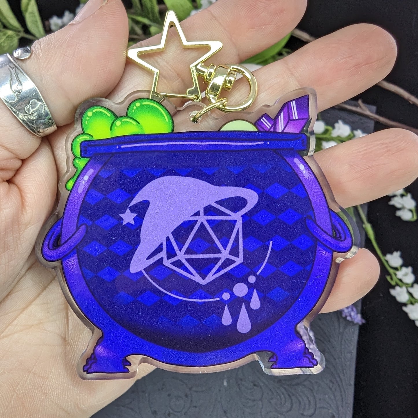 Cauldron Shaker Keychain