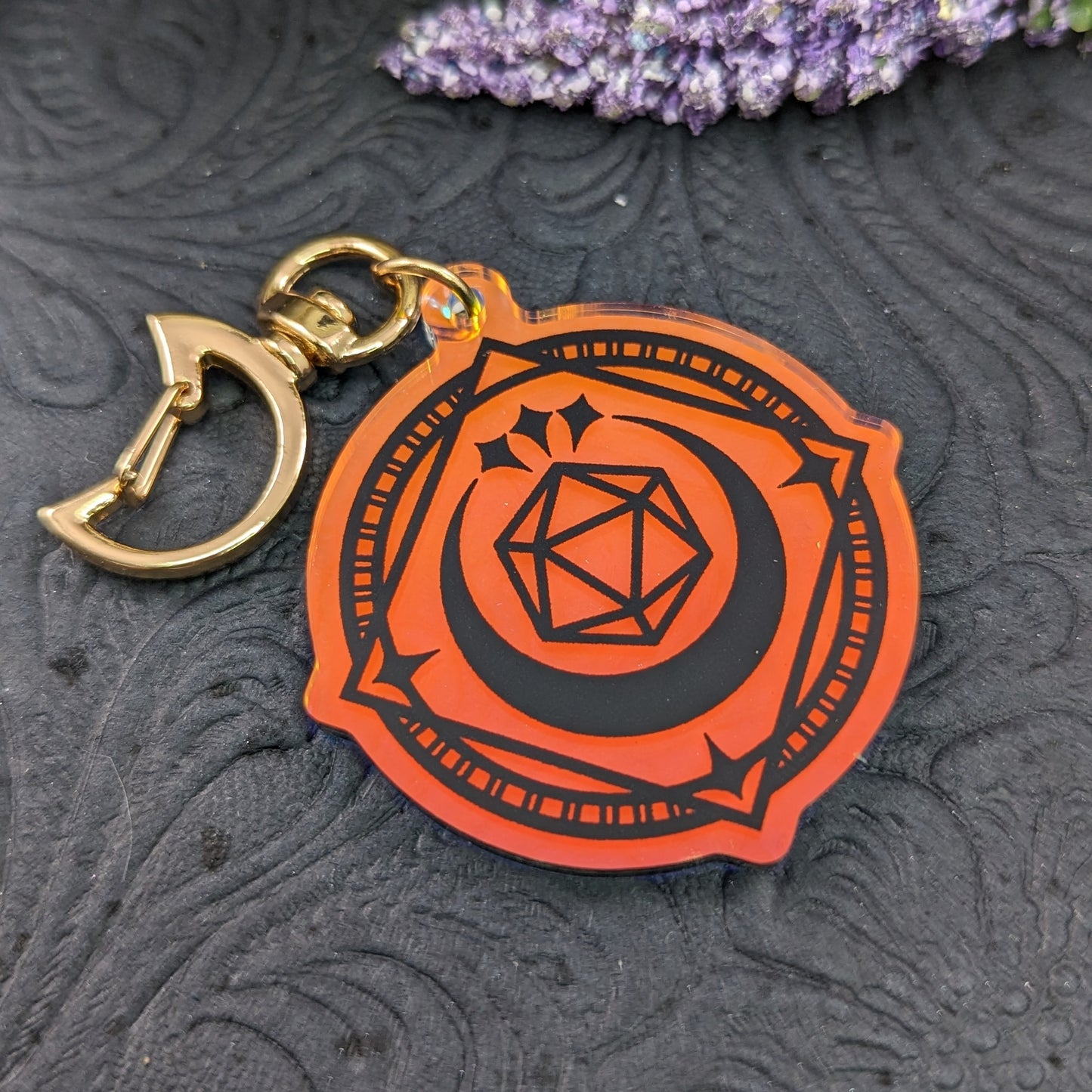 Moon Arcane Circle Keychain
