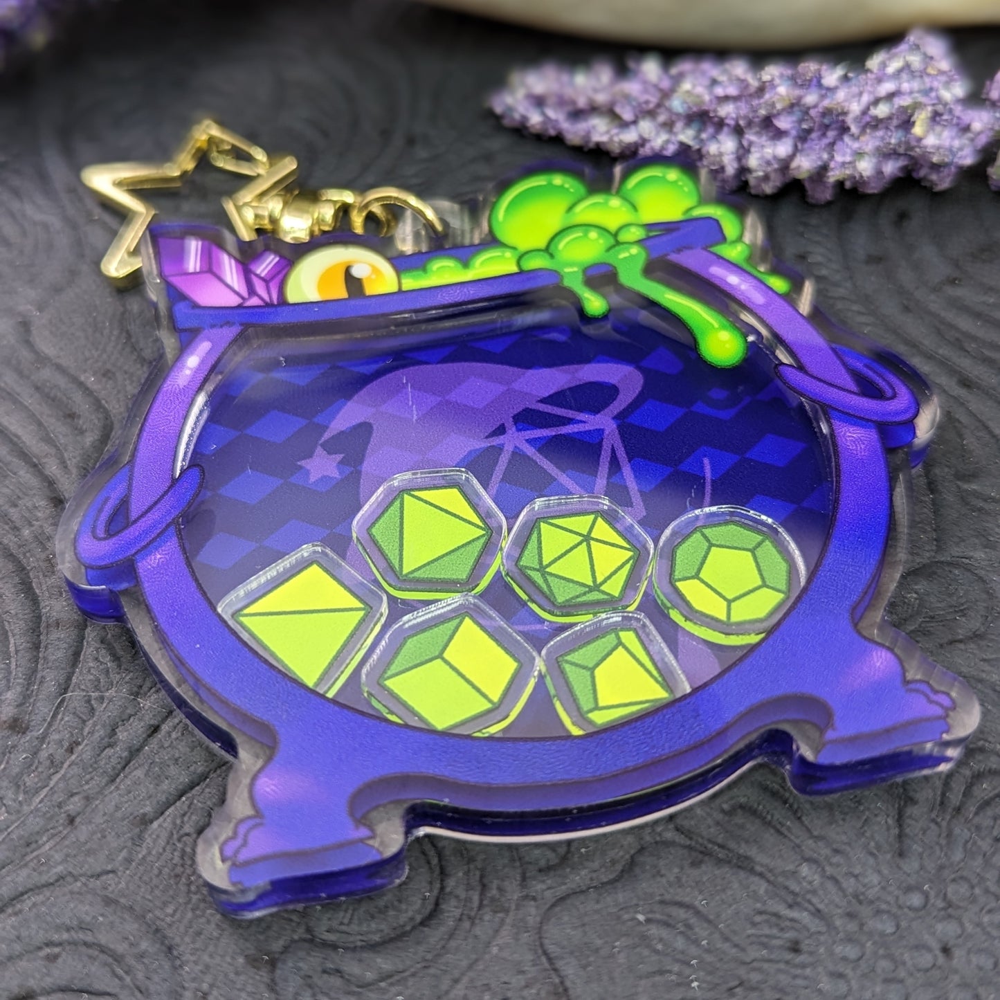 Cauldron Shaker Keychain