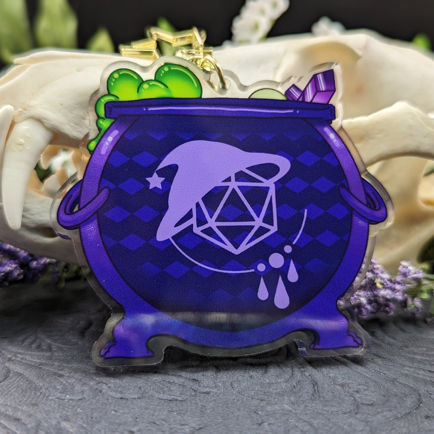 Cauldron Shaker Keychain